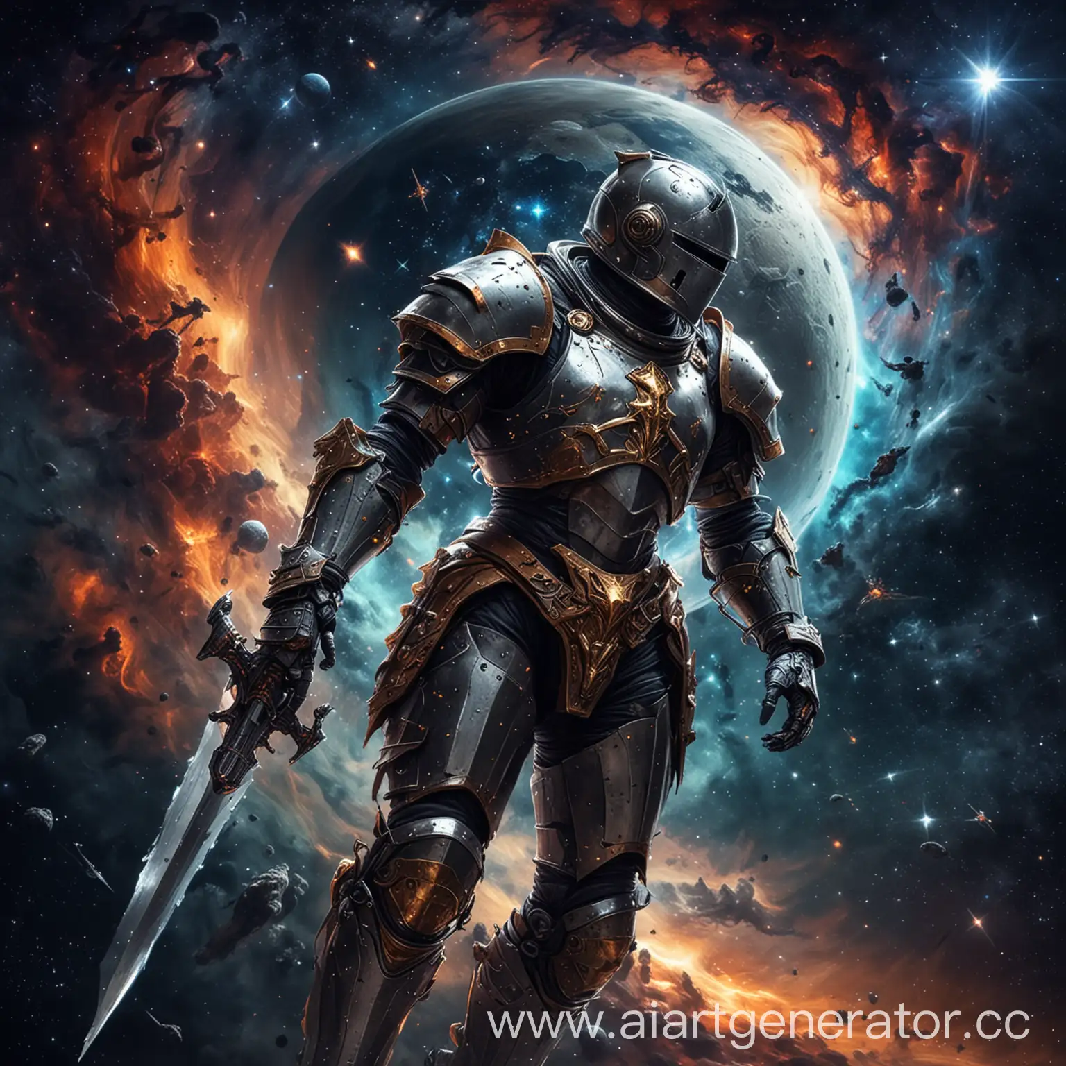 Galactic-Knight-Exploration-Astronaut-Knight-in-Deep-Space