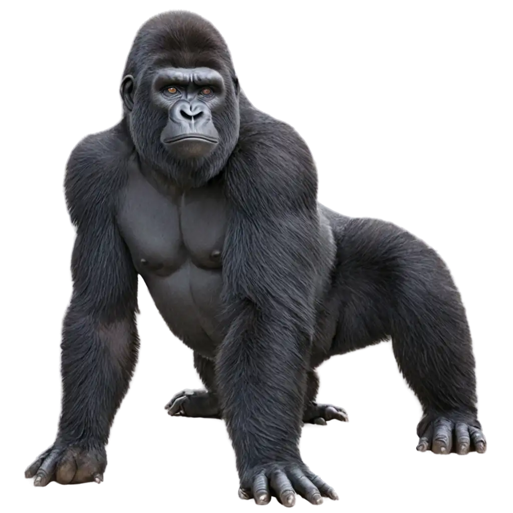 Stunning-Gorilla-PNG-Image-Unleash-the-Power-of-HighQuality-Visual-Content