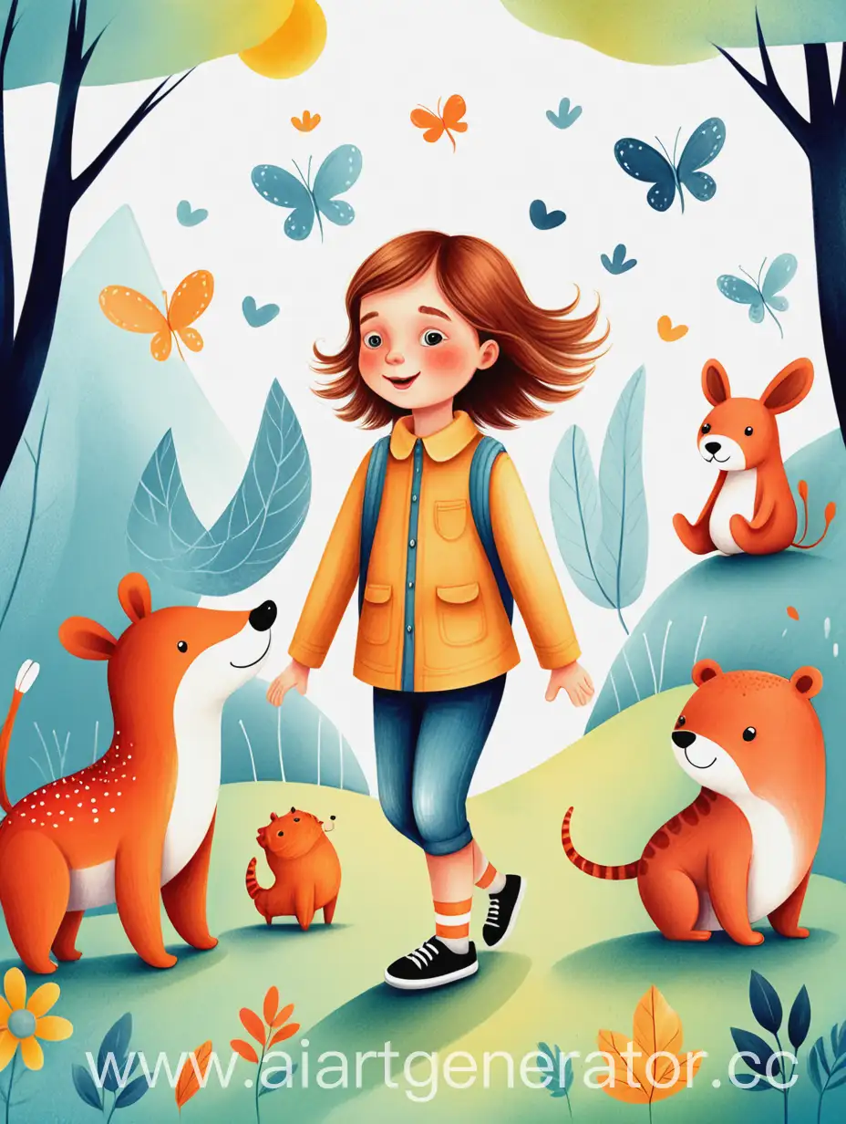 Whimsical-Childrens-Illustrations-with-Animals-and-Playful-Characters