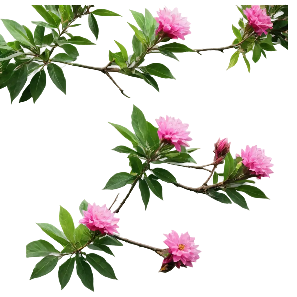Vibrant-PNG-Image-of-a-Large-Bush-with-Pink-Flowers-Enhancing-Natural-Beauty-in-Digital-Creations