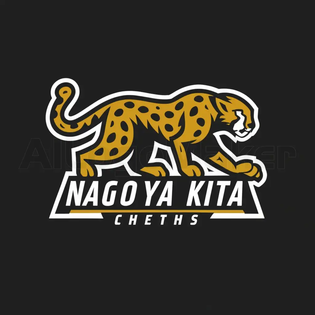 LOGO-Design-For-Nagoya-Kita-Cheetahs-Minimalistic-Soccer-Theme-with-Cheetah-Symbol