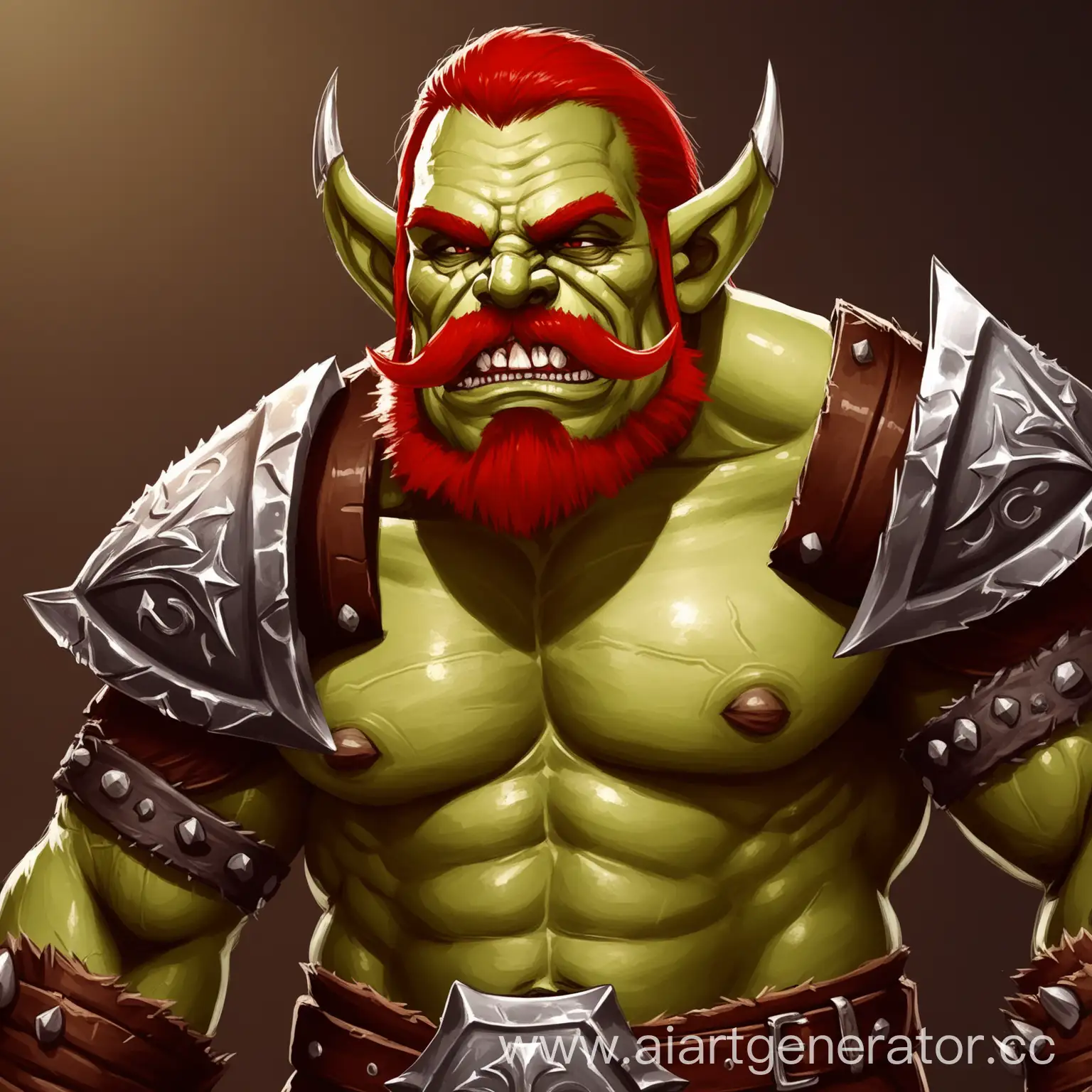 Half-Orc-Warrior-with-Sacred-Axe-Ritta-and-Red-Mustache