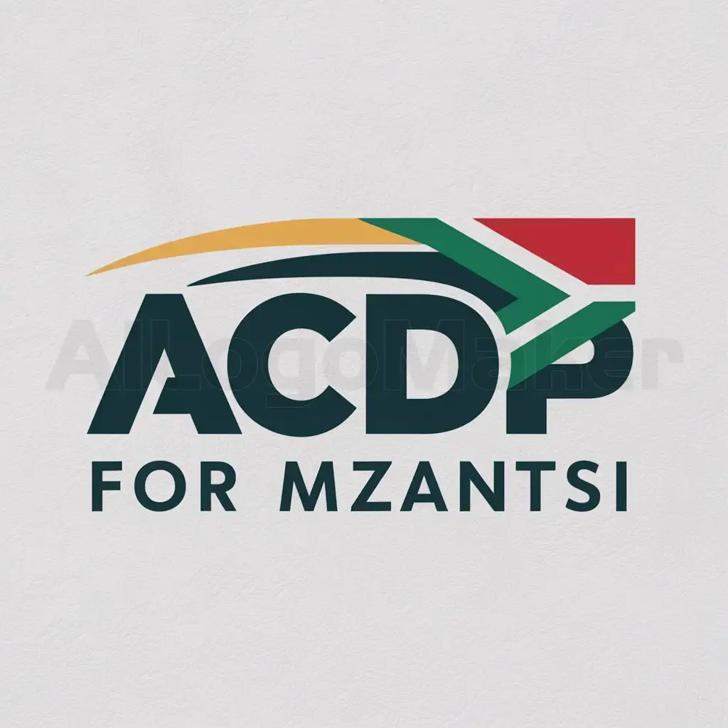 a logo design,with the text "ACDP for Mzantsi", main symbol:acdp political part,complex,clear background