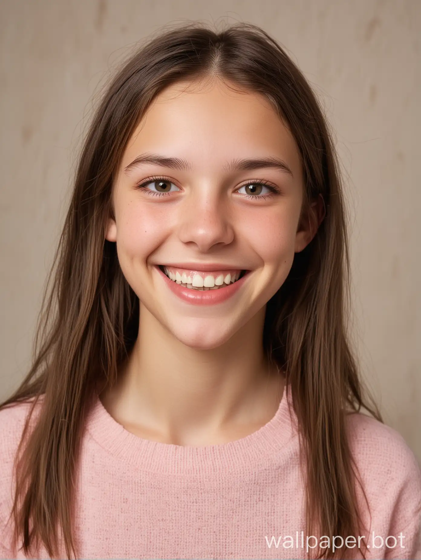 Blushing-14YearOld-Brunette-with-Braces