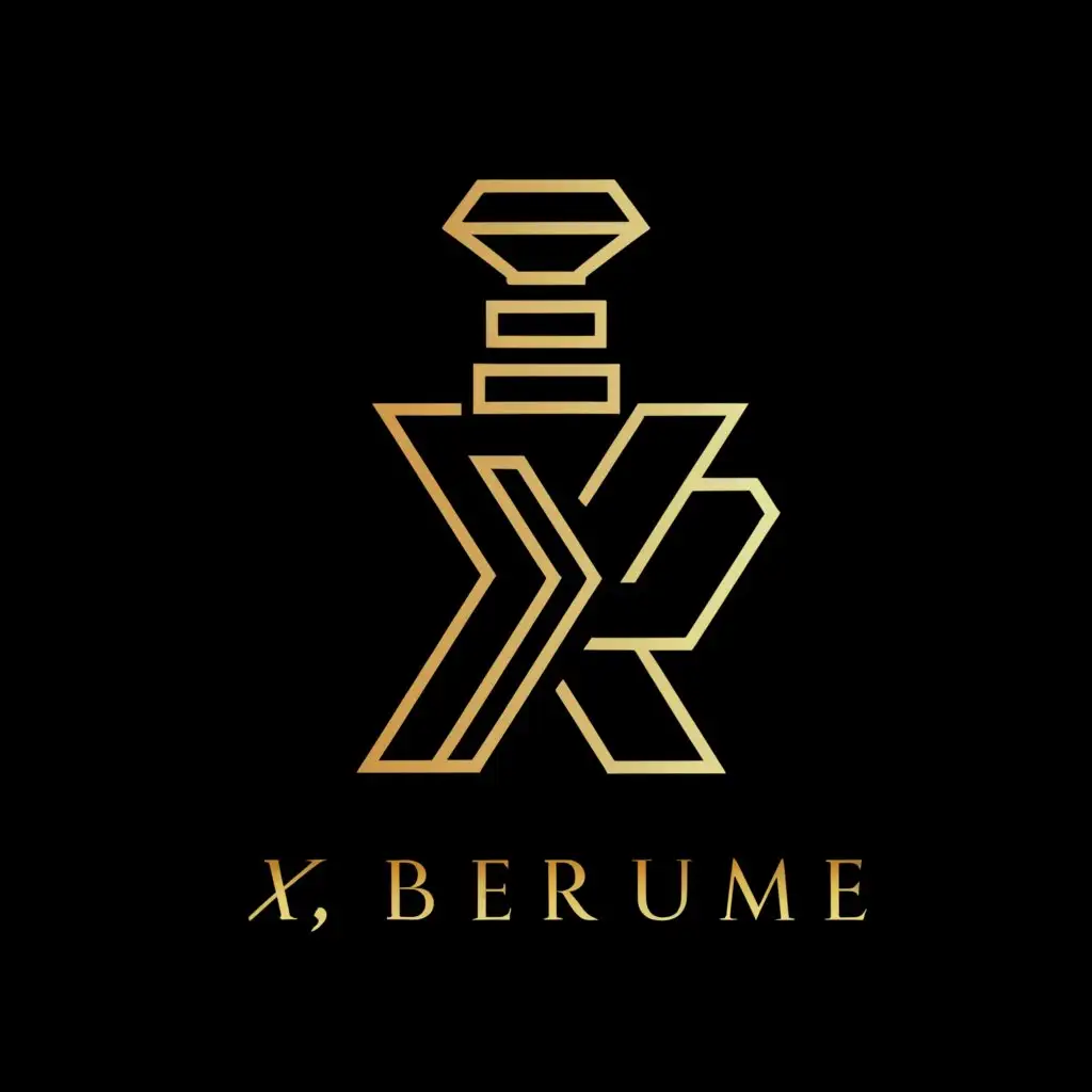 a logo design,with the text "XY", main symbol:perfume bottle,Moderate,clear background