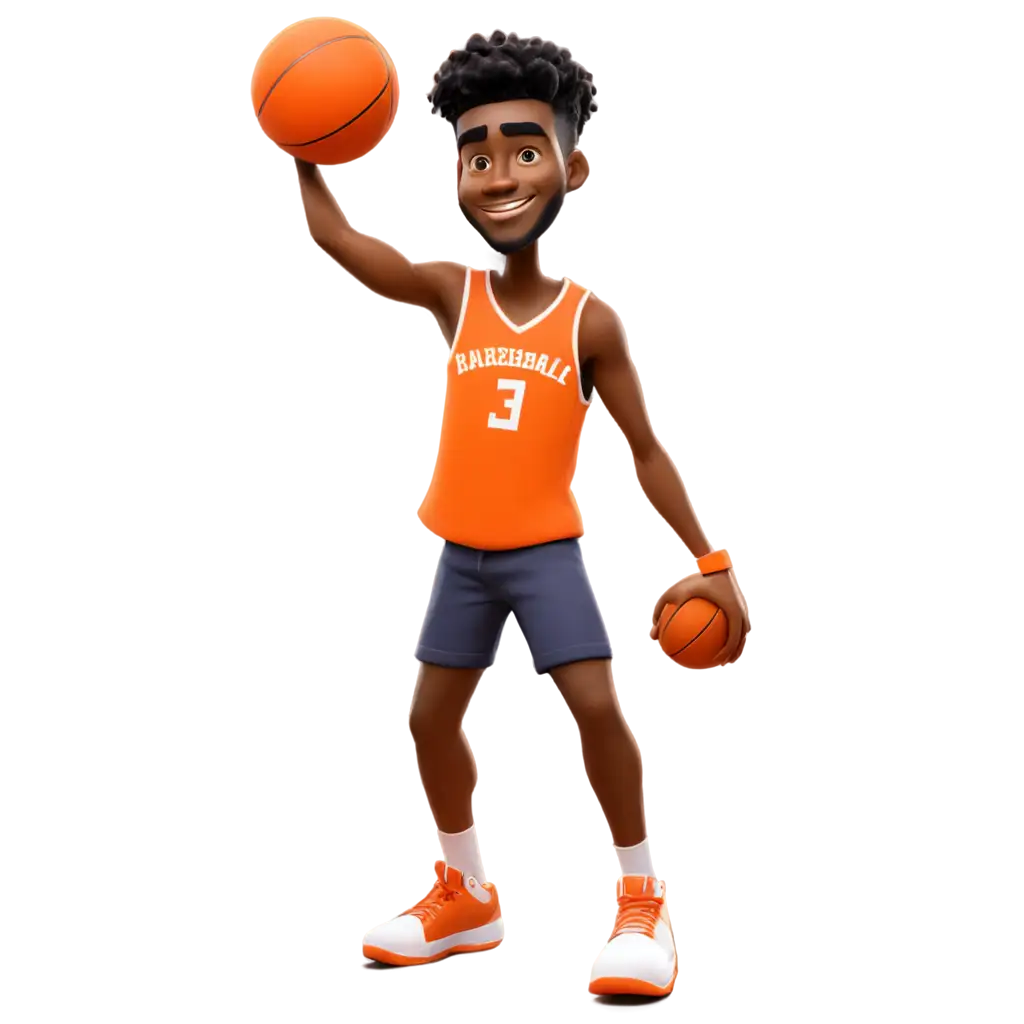 unique and iconic basketball character for professional basketball academy