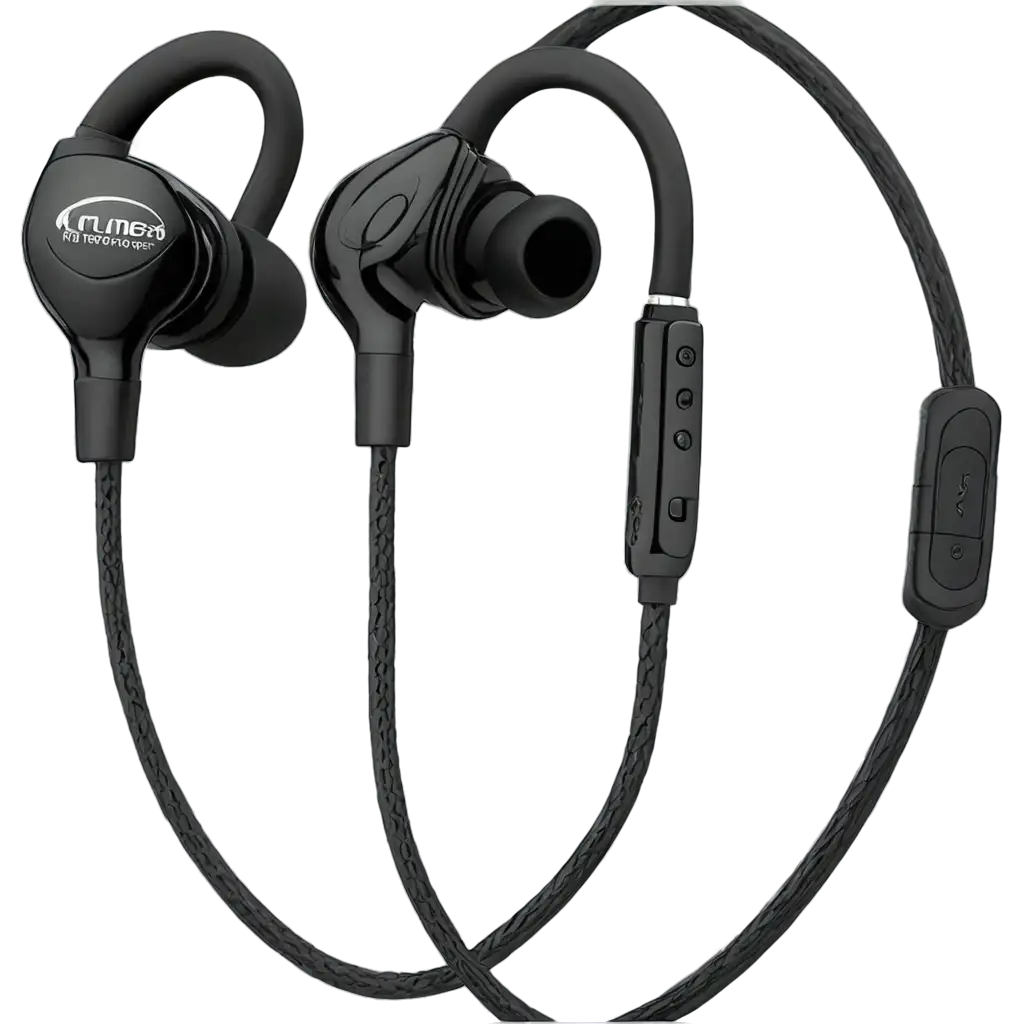 In-ear Sports Headphones with the watermark "Best Tech View" in background