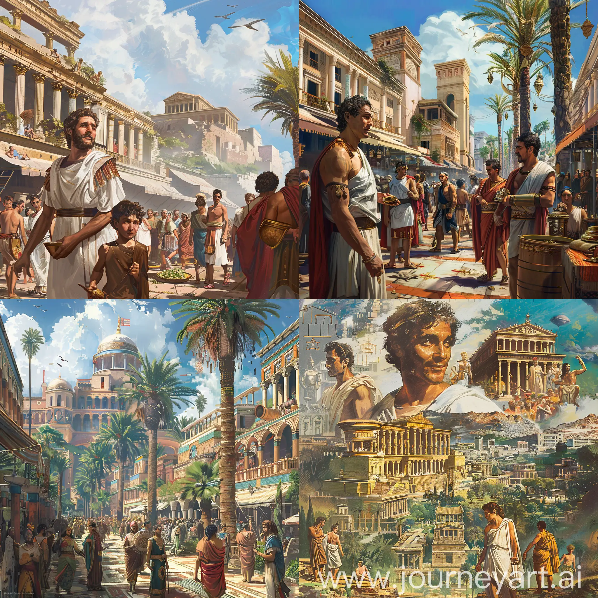 Social-Life-in-Alexandria-Greek-and-Roman-Era-Reconstruction