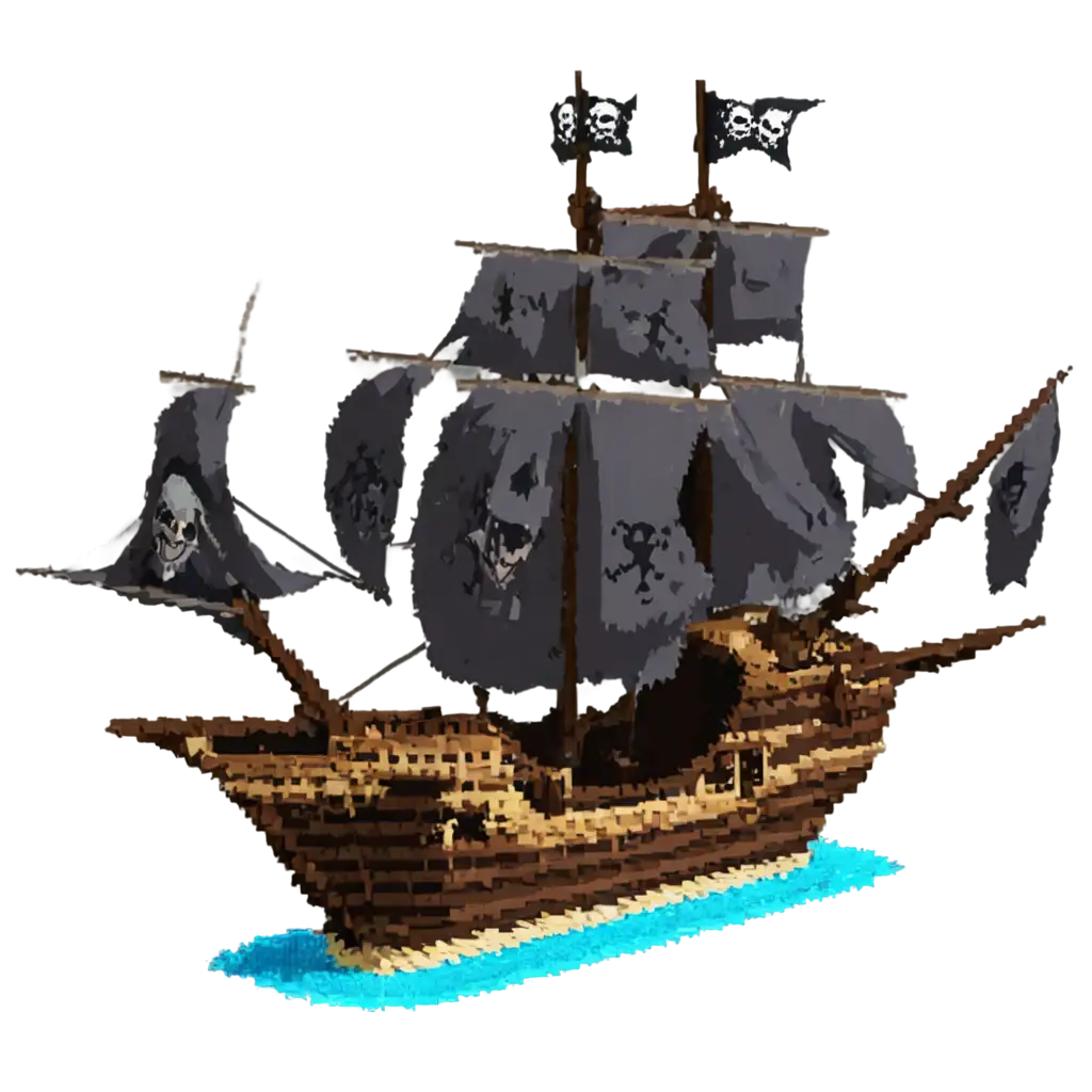 Dynamic-Pixel-Pirate-Ship-PNG-Crafting-Adventure-in-Digital-Art