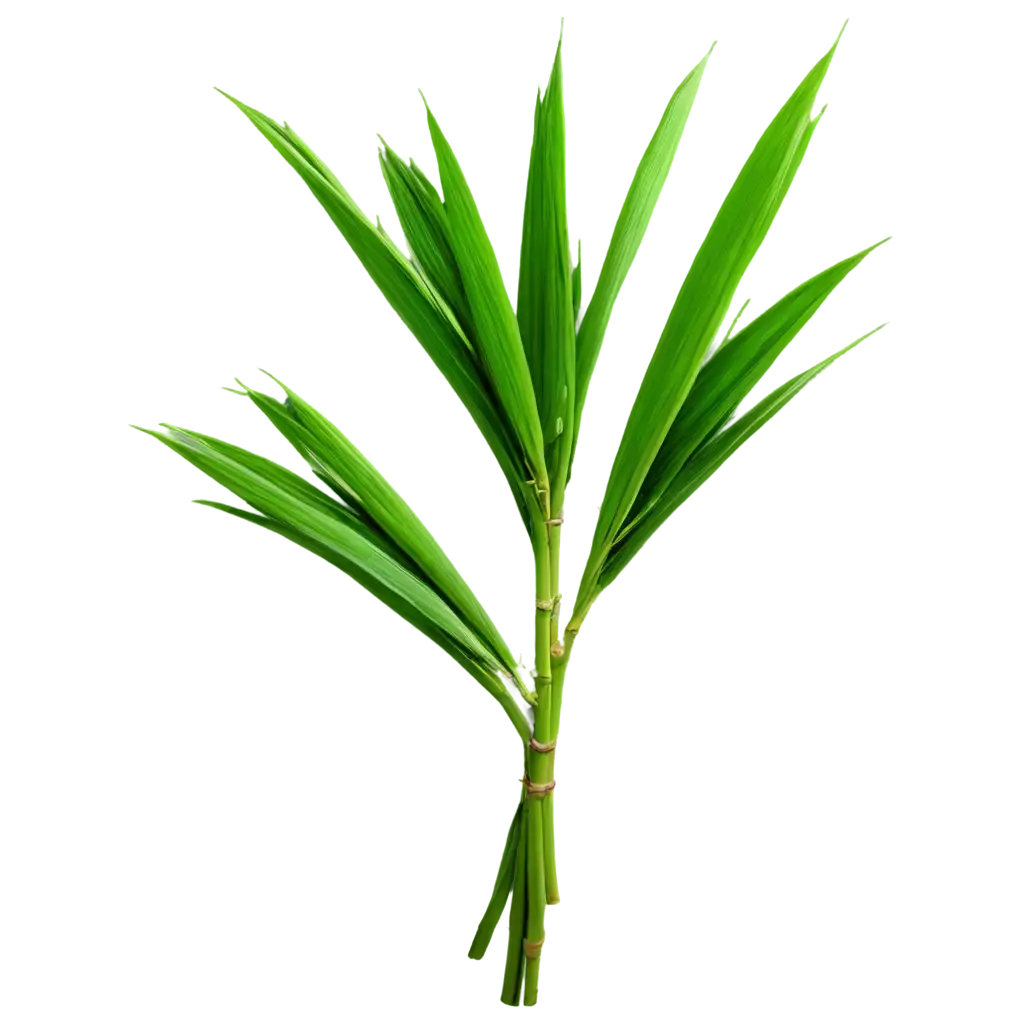 sugarcane plant ganna isolated