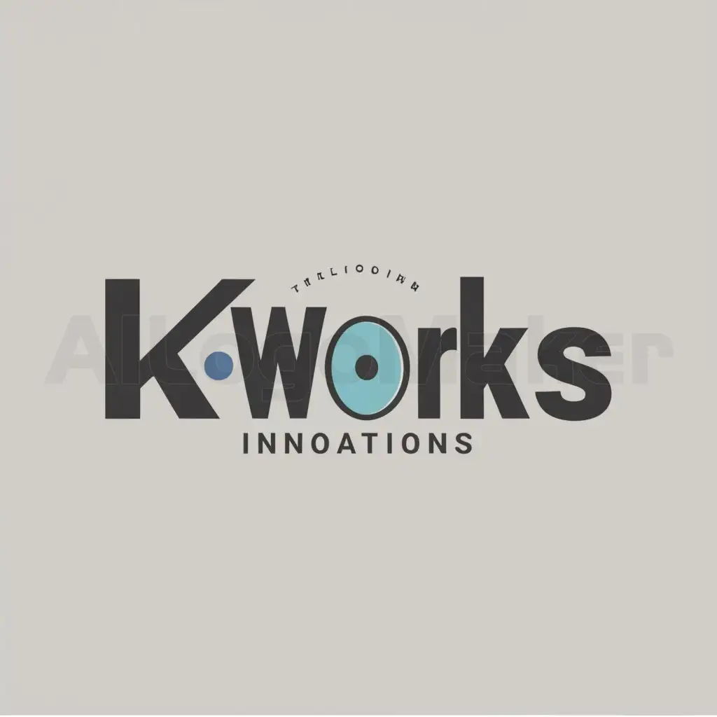 a logo design,with the text "KWorks Innovations", main symbol:No symbol,Moderate,clear background