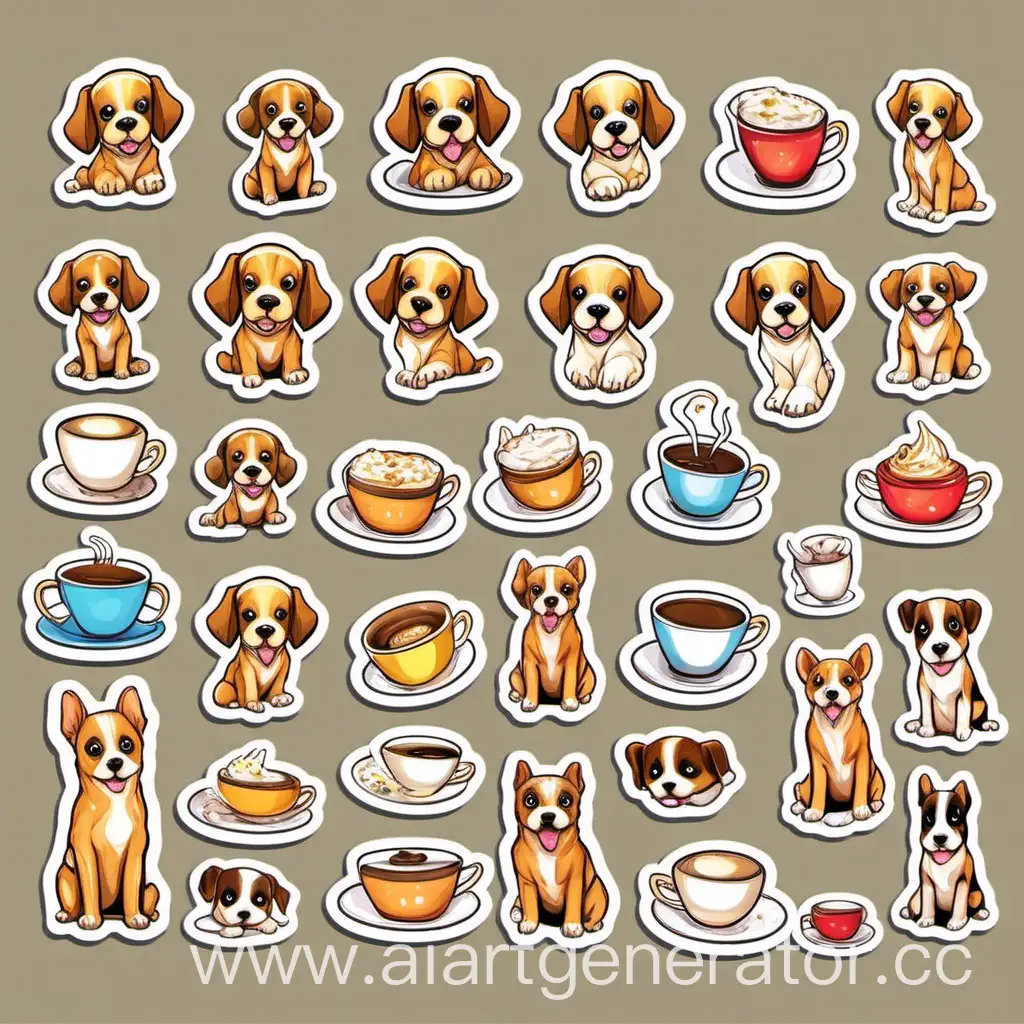 Adorable-Puppy-Sticker-Pack-for-Family-Caf-Delight