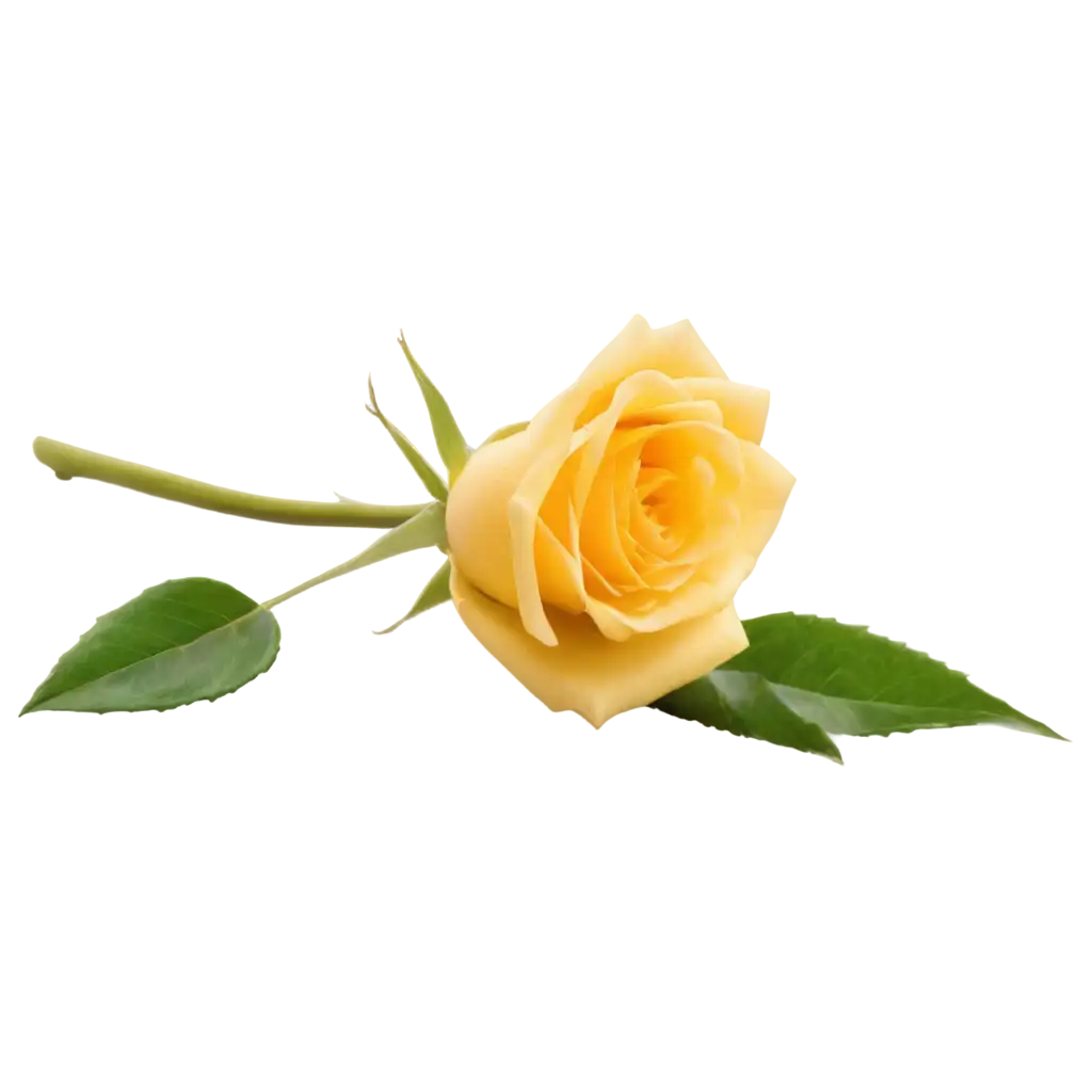 Exquisite-CloseUp-of-Yellow-Rose-Enhance-Your-Content-with-a-HighQuality-PNG-Image