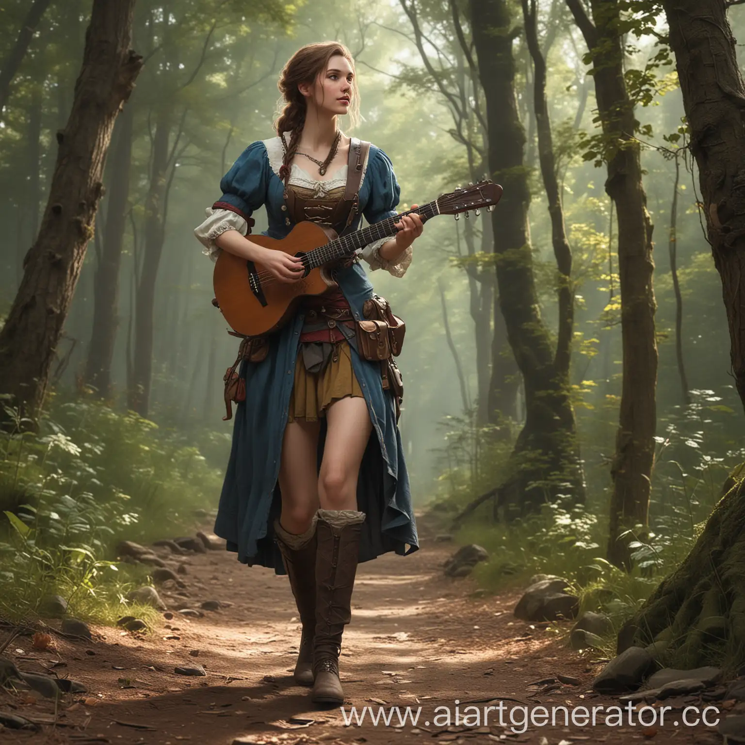 Tall-Girl-Wandering-Bard-Enchanting-Musician-Roaming-the-Countryside
