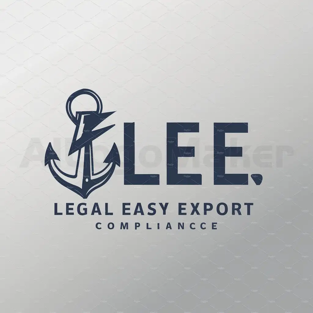a logo design,with the text "L.E.E.", main symbol:Legal Easy Export Compliance shipping customs,Moderate,be used in Technology industry,clear background