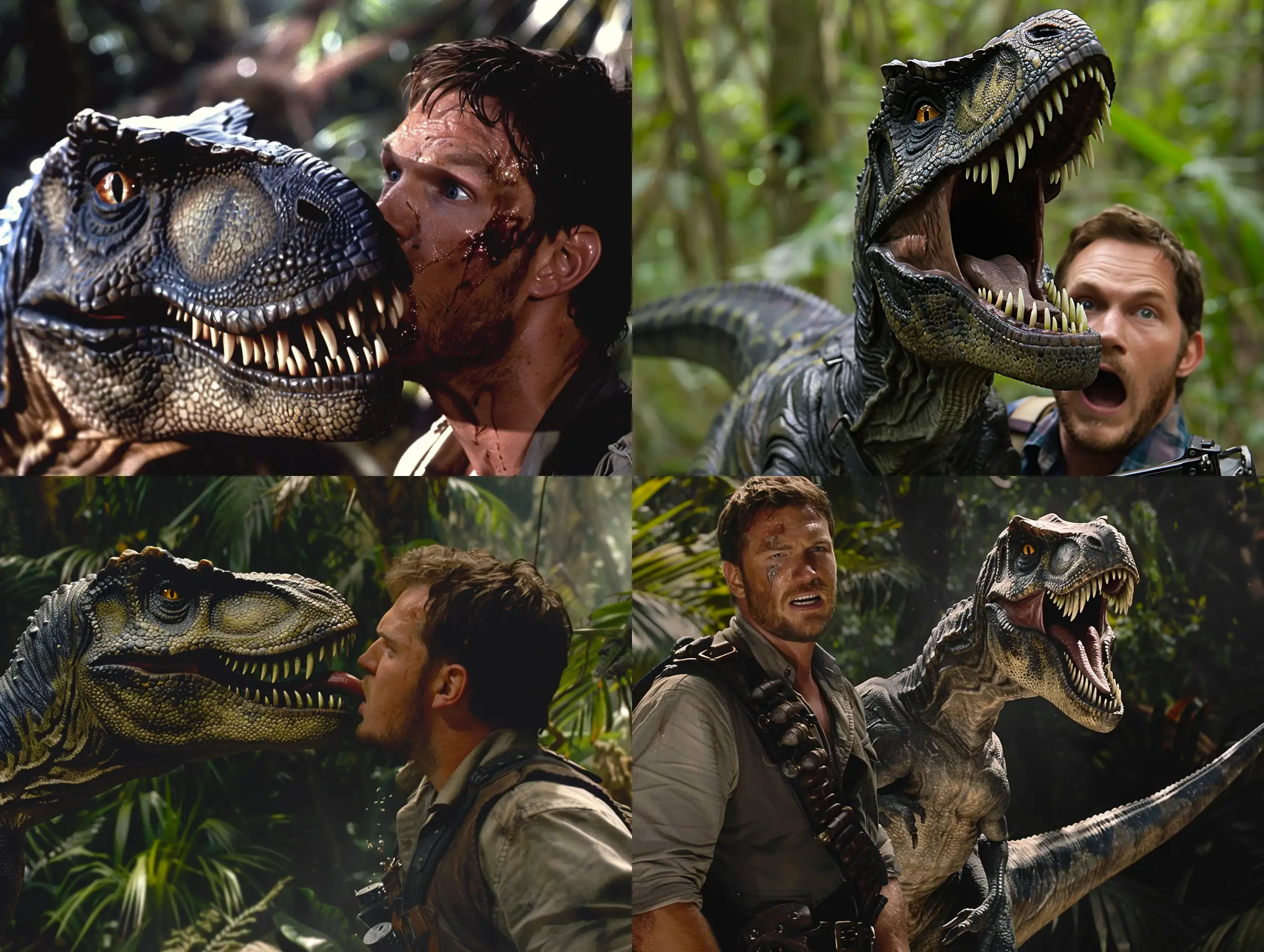 Velociraptor-Attacking-Chris-Pratt-in-Intense-Action-Scene
