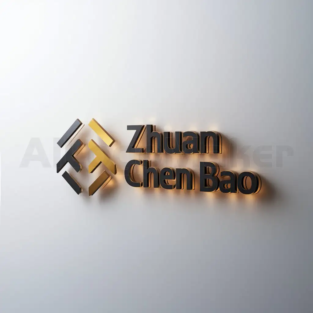LOGO-Design-For-Zhuan-Chen-Bao-Minimalistic-Expert-Partner-Symbol-for-Finance-Industry