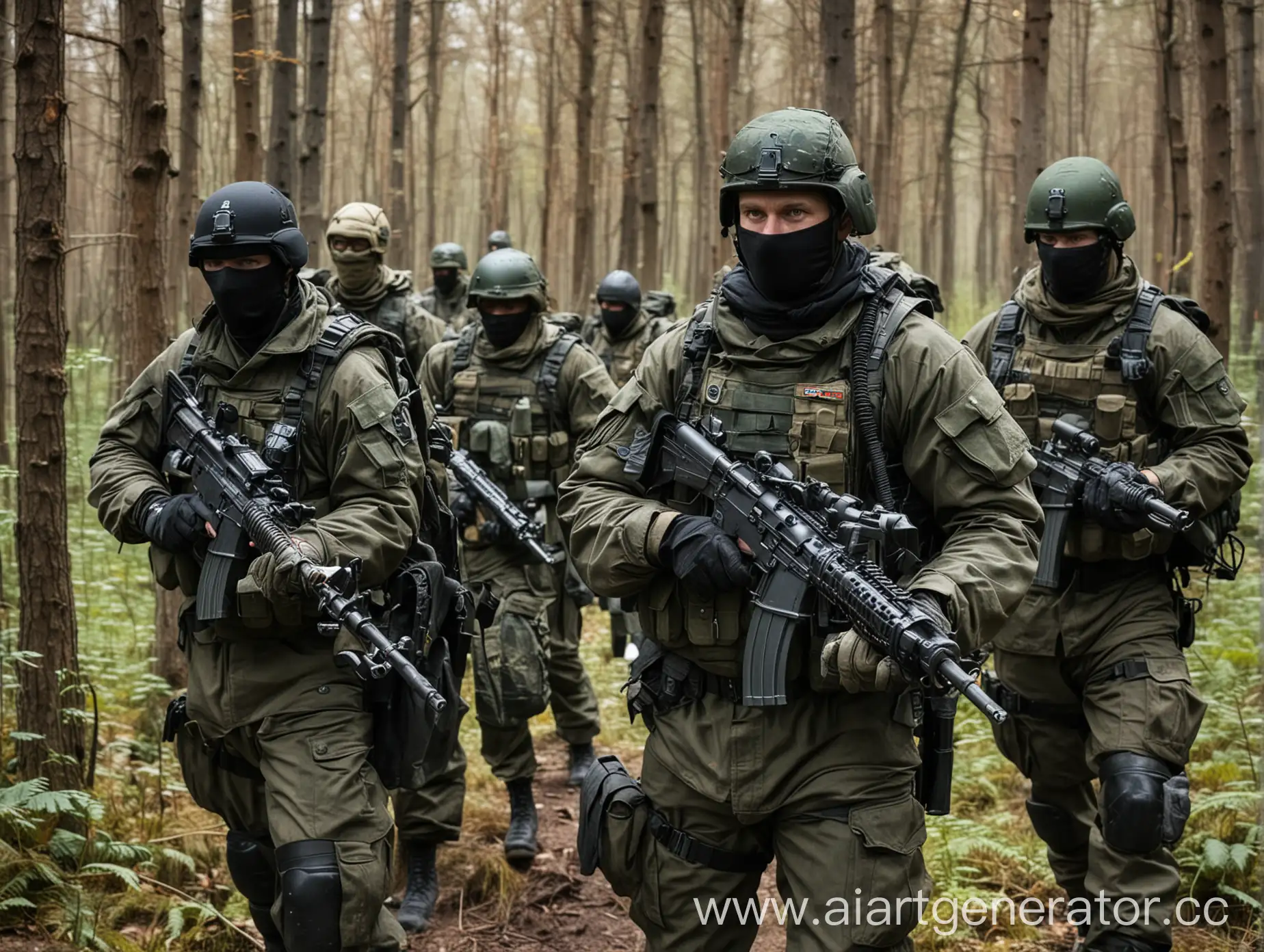 Russian-Special-Forces-in-NorthWestern-European-Forest