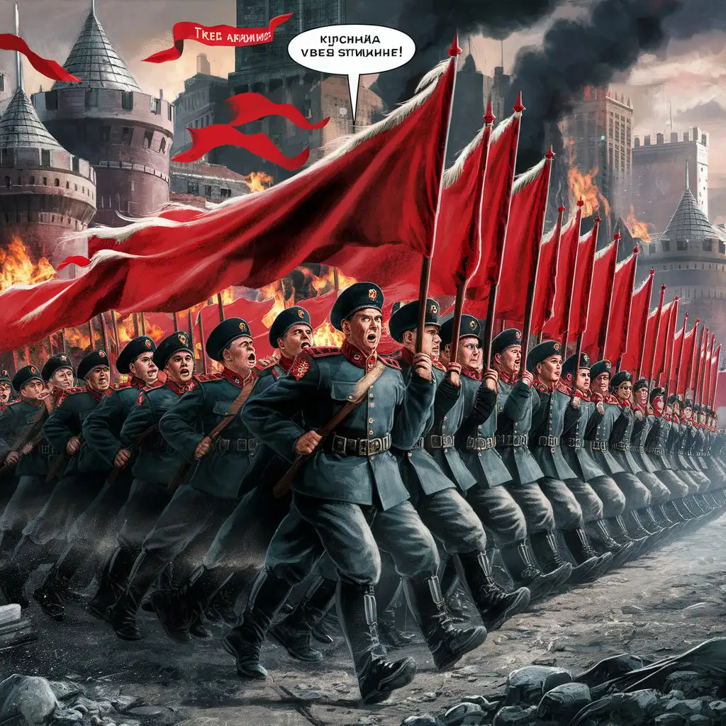 Красная армия всех сильней!