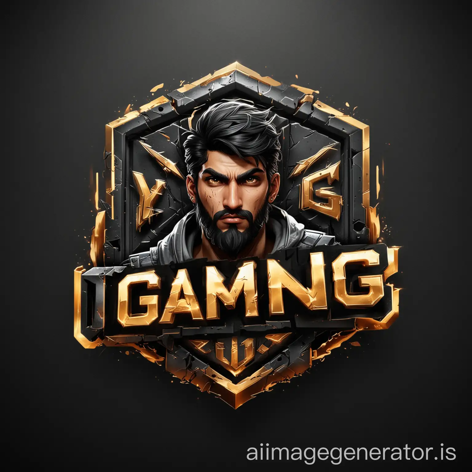 ILYAS GAMING LOGO, 8k, HAGH QUALITY, PROFFESSIONAL, NO BACKGROUND
