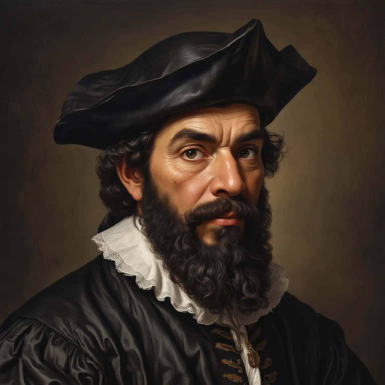 Realistic-Portrait-of-Ferdinand-Magellan-Explorer-of-the-Seas