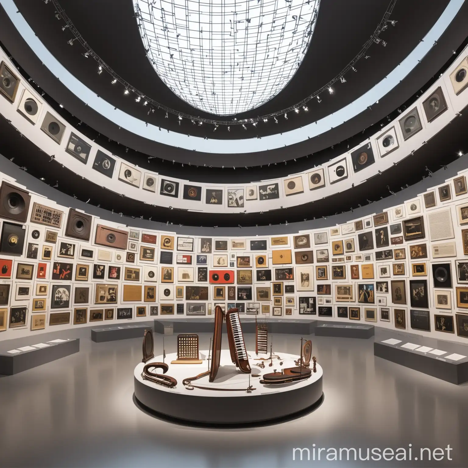 Innovative Music Museum with Interactive Exhibits and Immersive Experiences