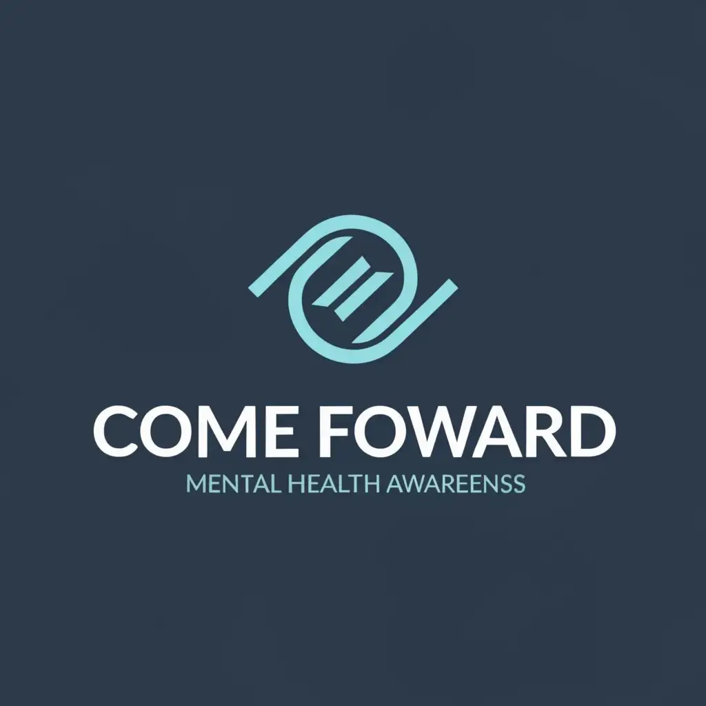 a logo design,with the text "Come Forward", main symbol:Arrow, mental health,Moderate,be used in Legal industry,clear background