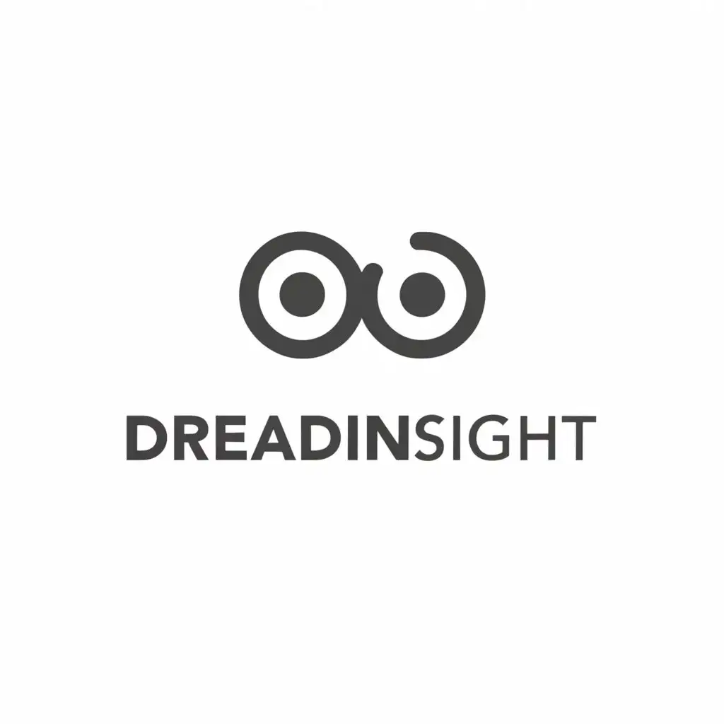 a logo design,with the text "DreadInSight", main symbol:Hope you enjoy,Moderate,be used in Others industry,clear background