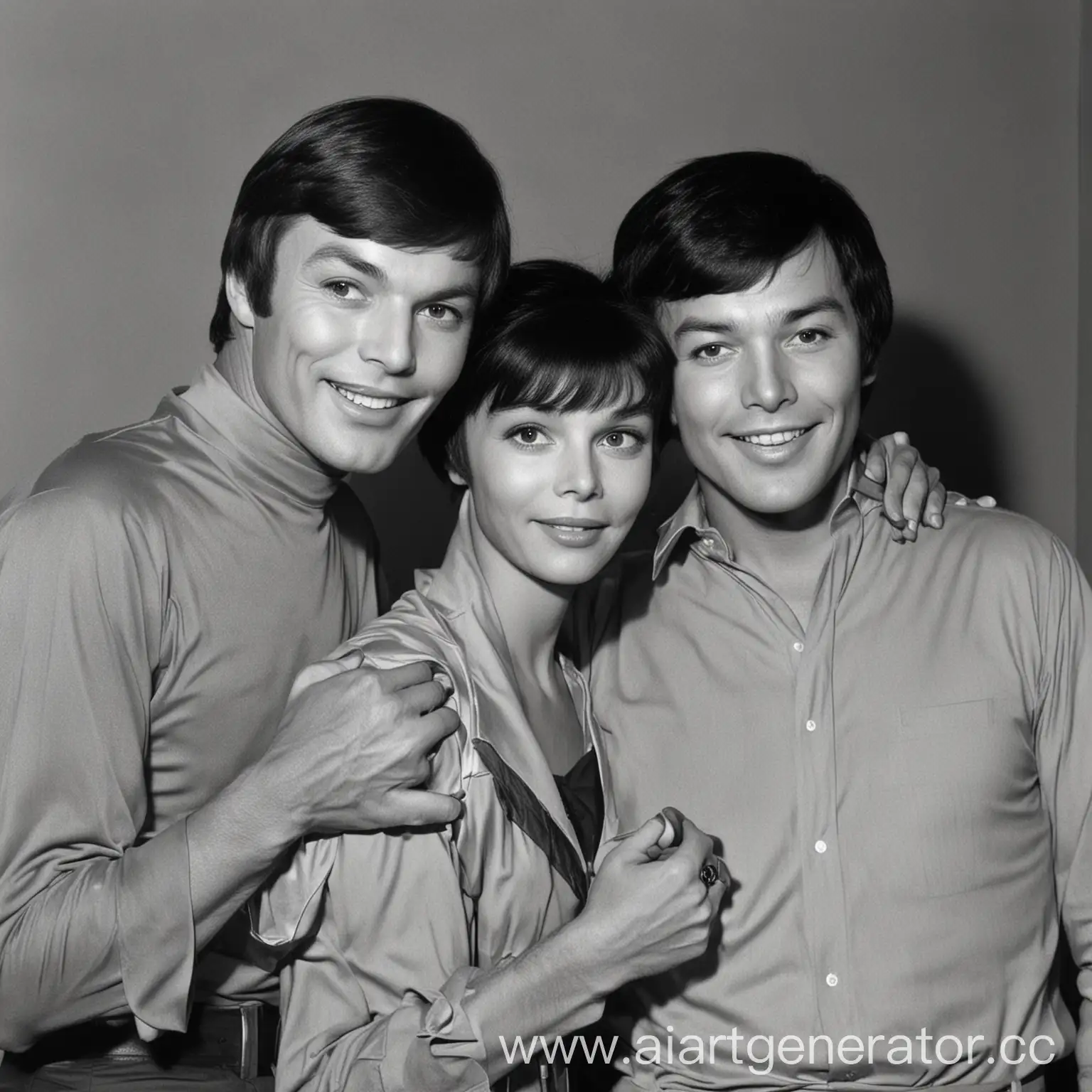 Adam-West-Yvonne-Craig-Burt-Ward-and-Bruce-Lee-in-Iconic-TV-Show-Characters-Reunion