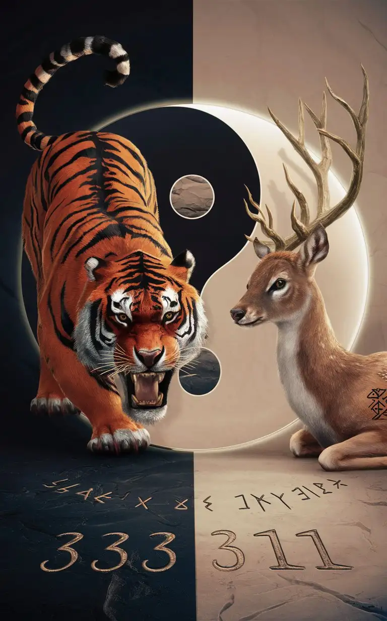 Yin-and-Yang-Tiger-Serenity-Art