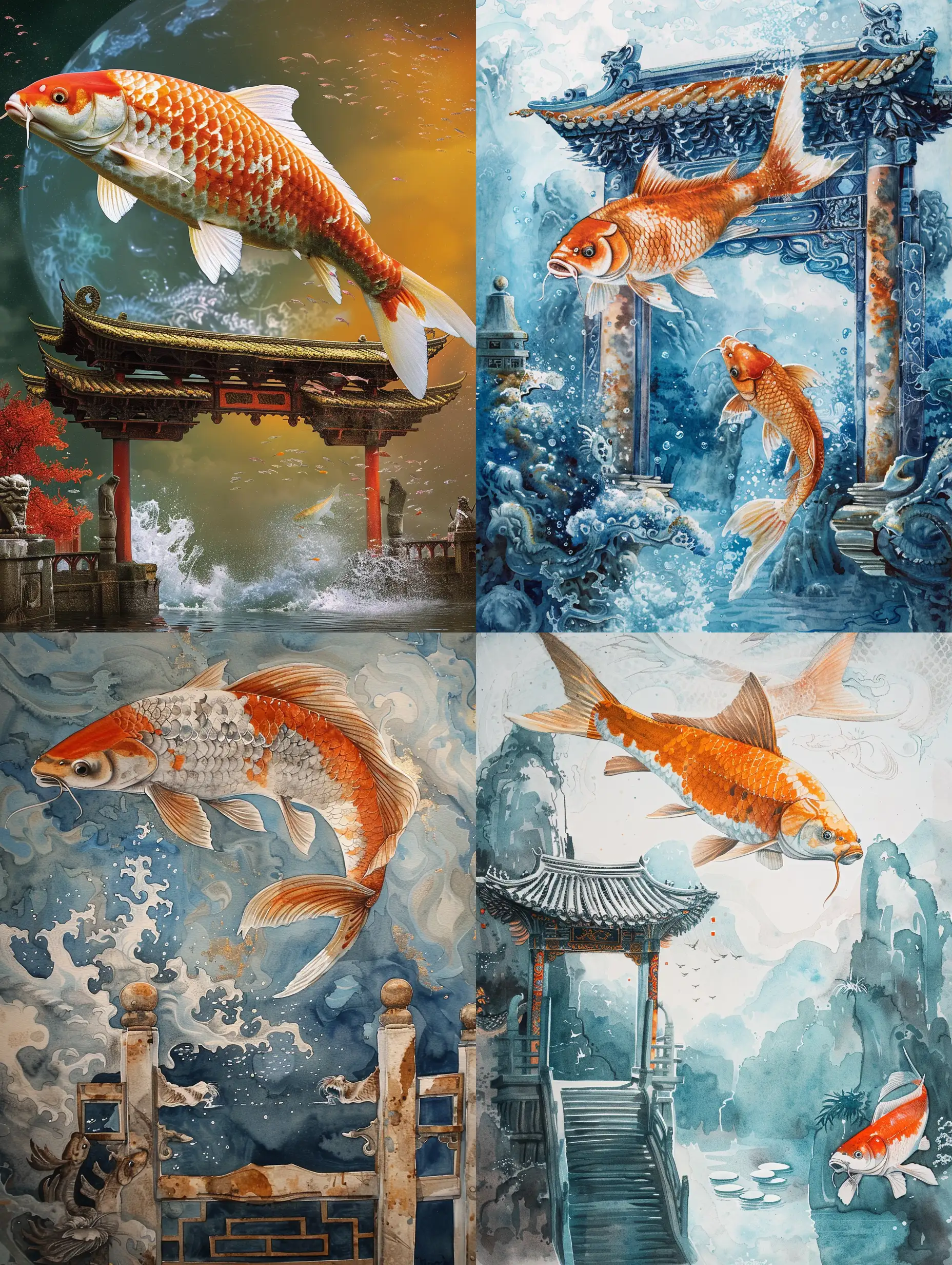 Carp-Leaping-Over-the-Dragon-Gate-Artwork
