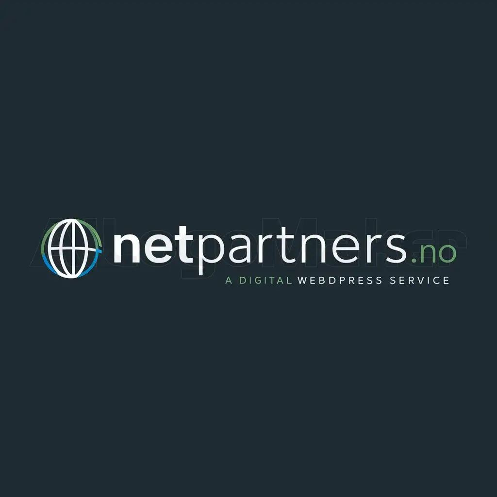 a logo design,with the text "Netpartners.no", main symbol:am looking for a talented designer to create a modern logo for my digital web agency, to be easily integrated into our WordPress theme at Netpartners.no. The logo should embody a modern aesthetic and include an icon or symbol relevant to digital web services. The color scheme should be in harmony with the existing design on our website.nnKey Requirements:n- Minimalistic yet modern designn- Inclusion of a symbol relevant to digital web servicesn- Color scheme matching the existing design on Netpartners.nonnIdeal Skills and Experience:n- Proven experience in creating modern and sleek logosn- Strong understanding of design principles, especially in web designn- Ability to design with the user experience in mindn- Understanding of color theory and the ability to apply it effectively,Minimalistic,clear background