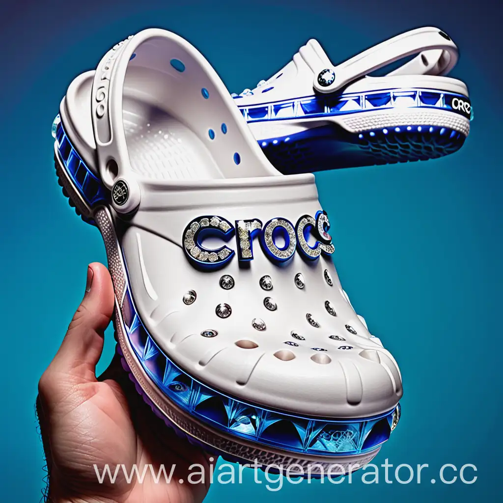 diamond crocs