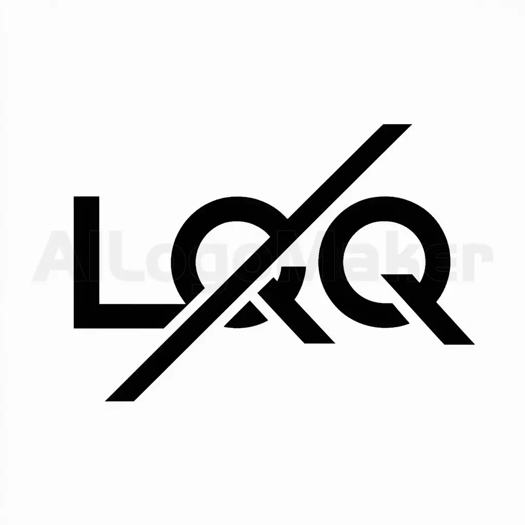 a logo design,with the text "LQQ", main symbol:line,Moderate,be used in Technology industry,clear background