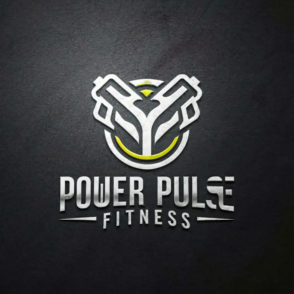 a logo design,with the text "Power Pulse Fitness", main symbol:Peso ,Moderate,be used in Sports Fitness industry,clear background