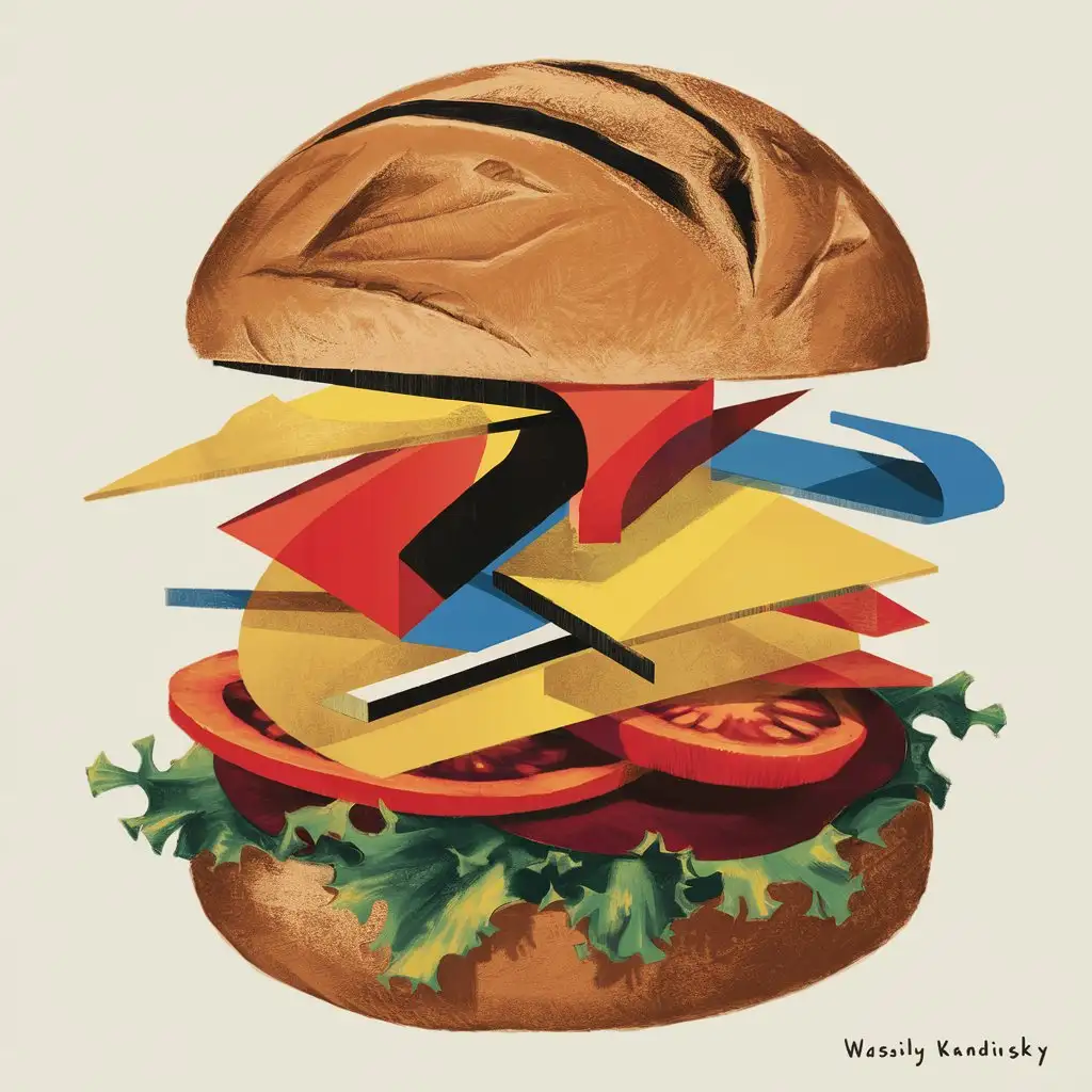 Abstract-KandinskyInspired-Hamburger-Art