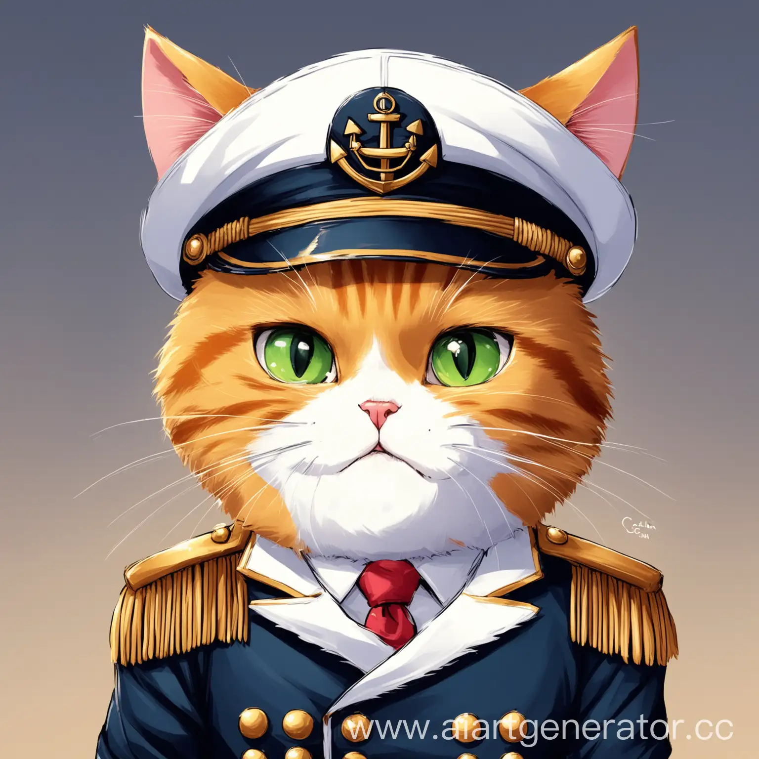 captain cat with mark "Catun"