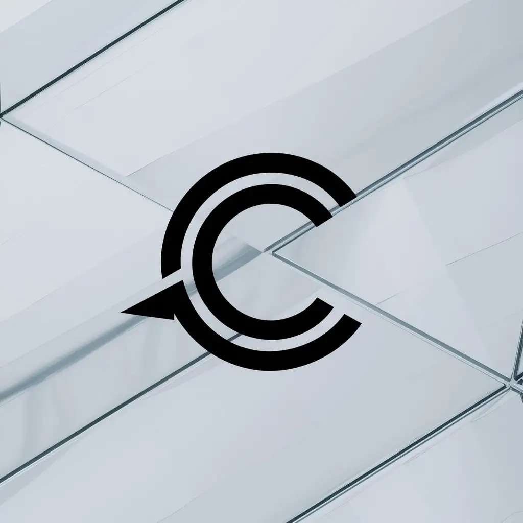 a logo design,with the text "C", main symbol:Letter C,Moderate,be used in Technology industry,clear background