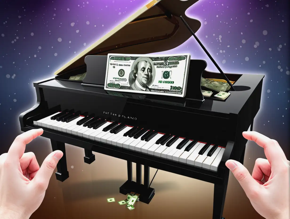 Free Piano App money iPad