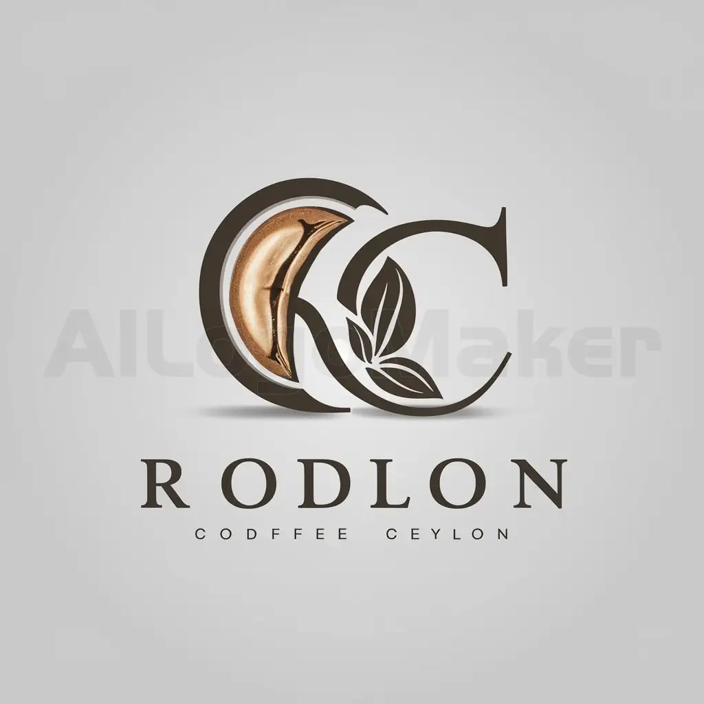 a logo design,with the text "Rich Ceylon", main symbol:R and C,Moderate,clear background