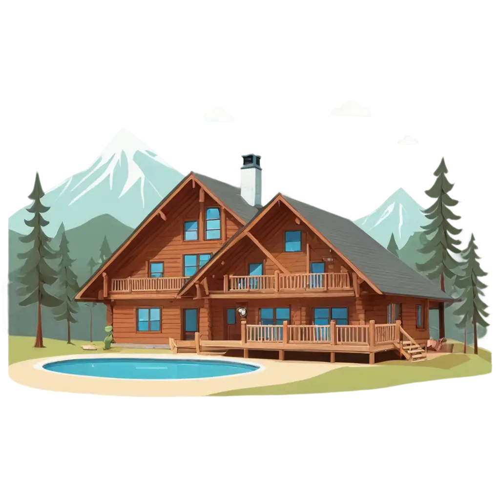 Create-a-HighQuality-PNG-Illustration-of-a-Lodge-with-Prominent-Lodge-Signboard