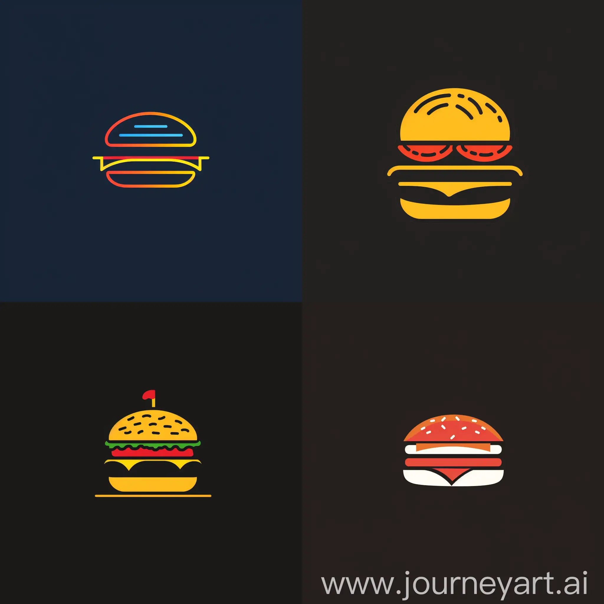 Colorful-Minimalist-Logo-Design-for-a-Diverse-Fast-Food-Establishment