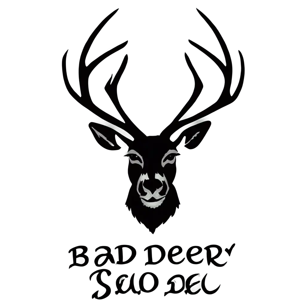 logo bad deer