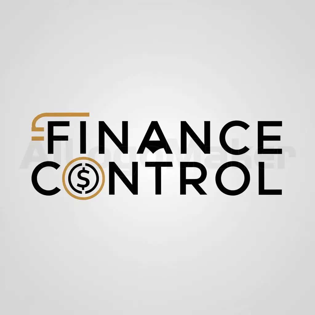 a logo design,with the text "Finance Control", main symbol:dollar,Minimalistic,be used in Finance industry,clear background