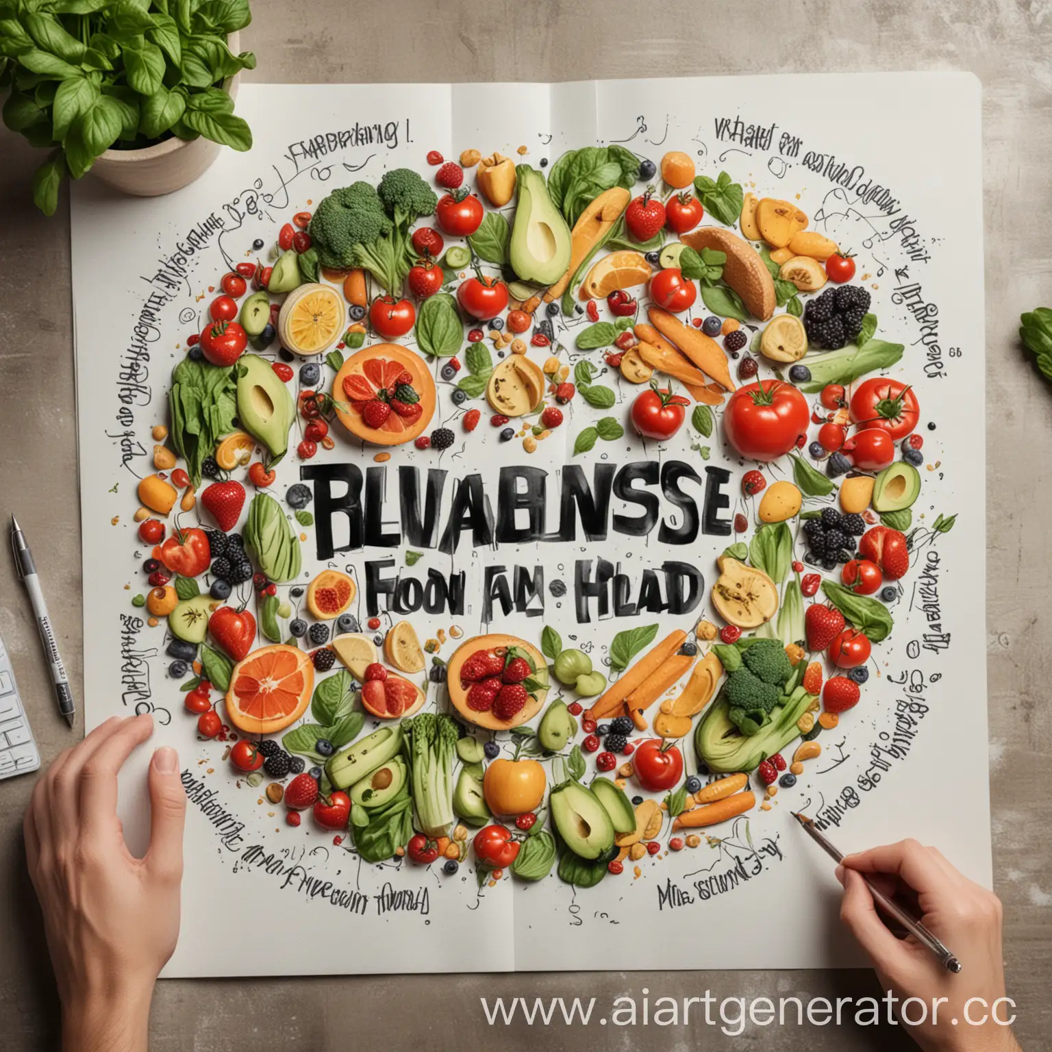 Vibrant-Illustration-of-Nutritious-Cuisine-in-a-Corporate-Strategy