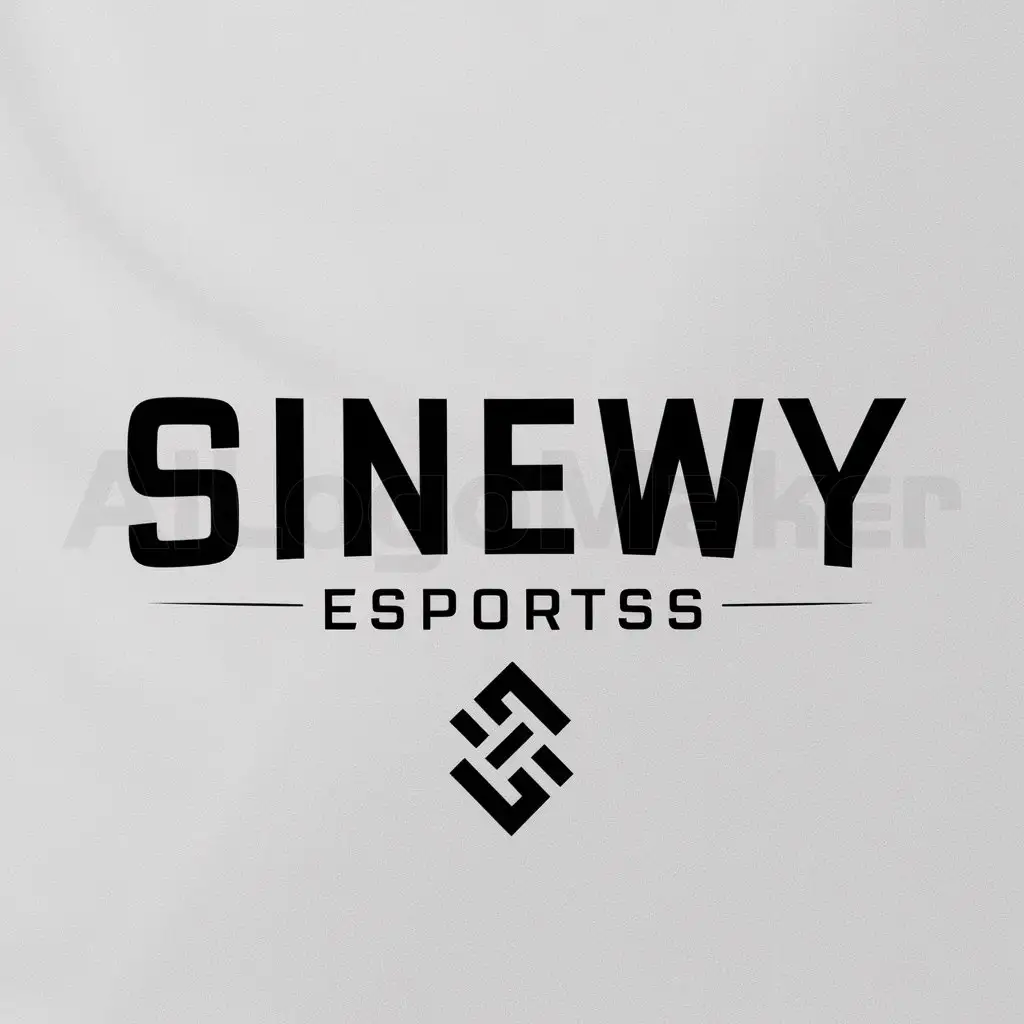LOGO-Design-For-Sinewy-Esports-Minimalistic-Symbol-of-Strength-and-Simplicity