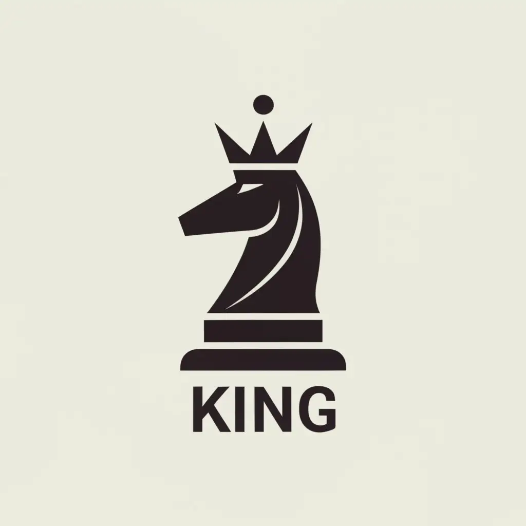 LOGO-Design-For-King-ChessInspired-2D-Model-with-Clean-Background