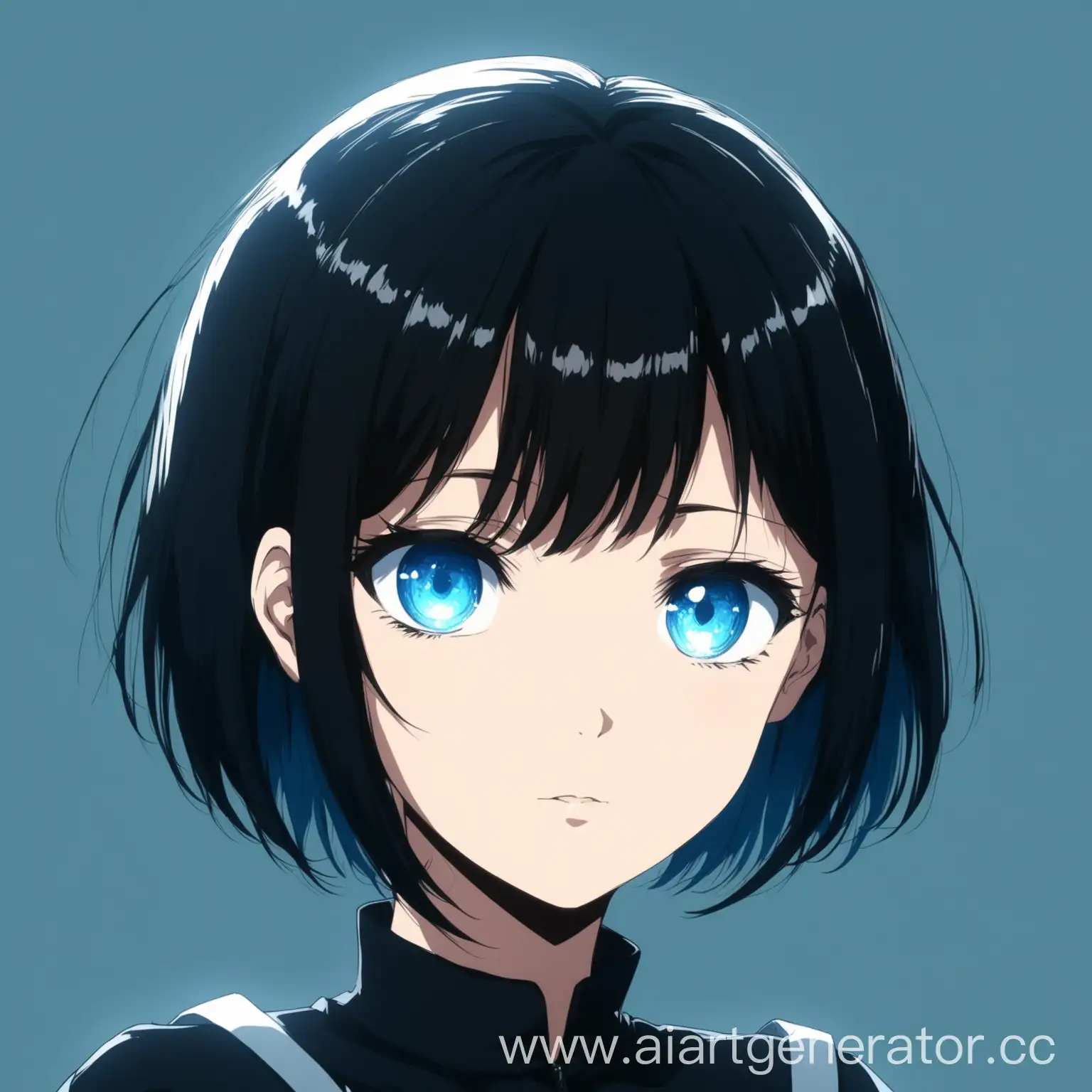 Anime-Style-Girl-with-Black-Short-Hair-and-Blue-Eyes