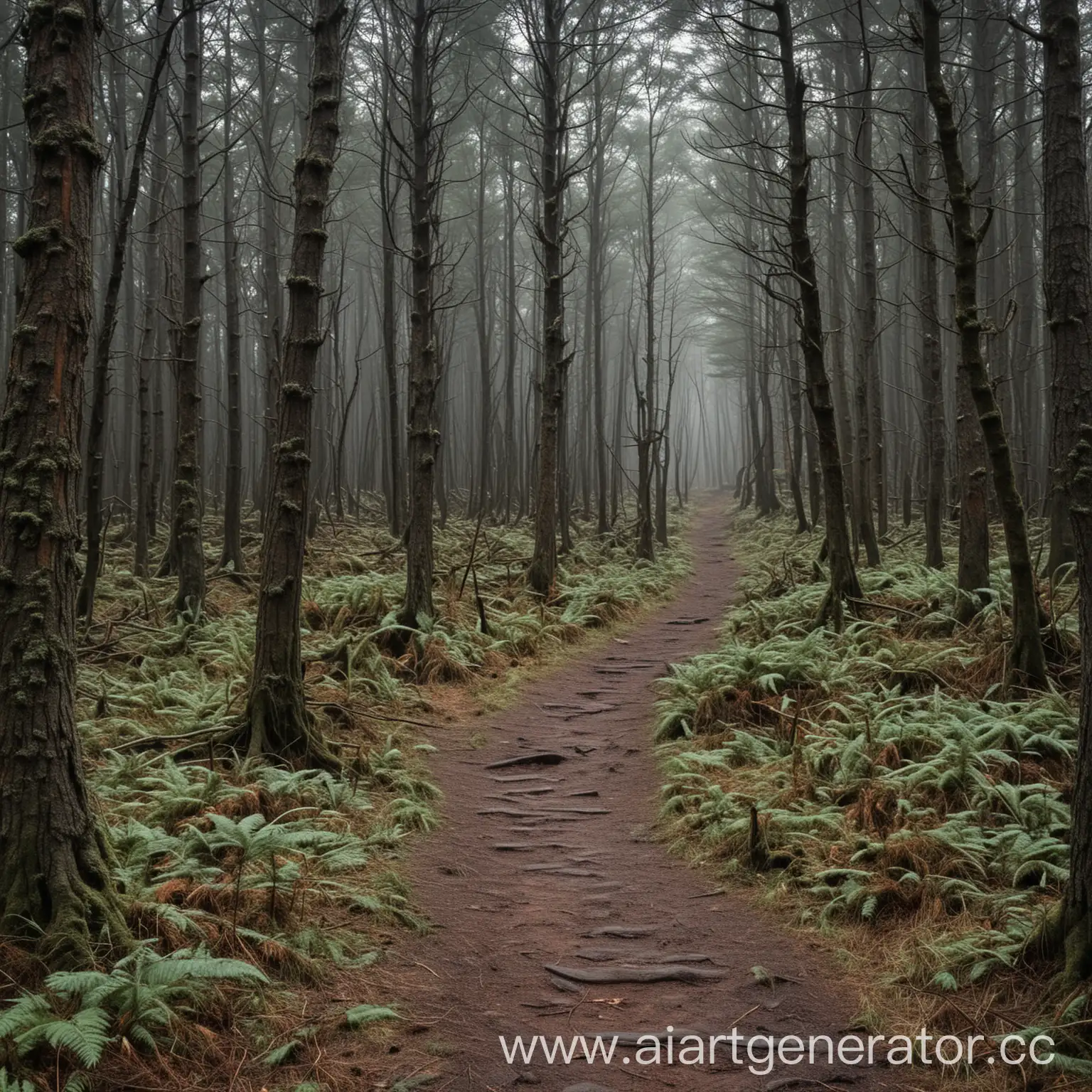 Eerie-Path-through-the-Sinister-Forest
