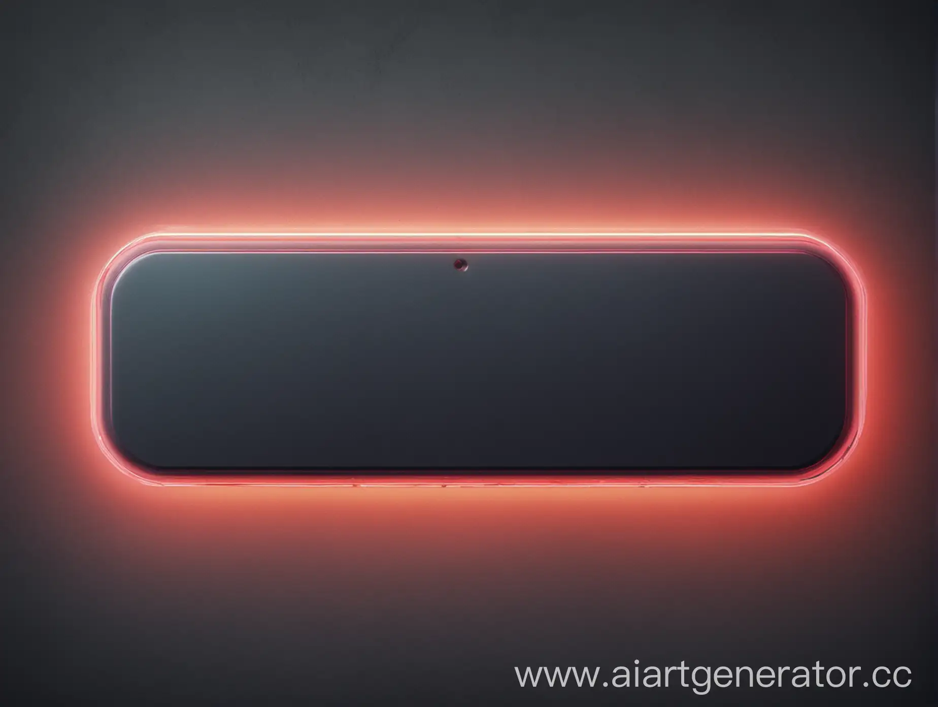 Neon-Rectangular-Button-with-Rounded-Corners